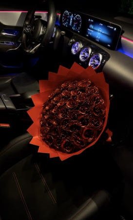 Buchete Trandafiri Sapun - Trandafiri Rosii cu Sclipici