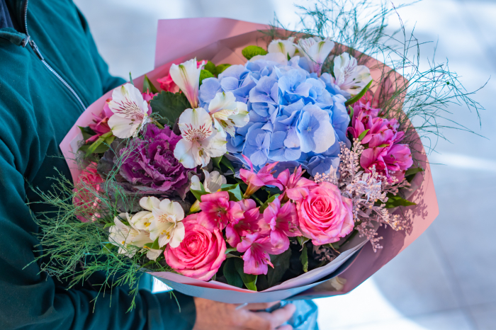 Buchet hortensia blue [1]