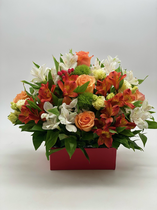 Aranjament floral ”Tender orange” [2]
