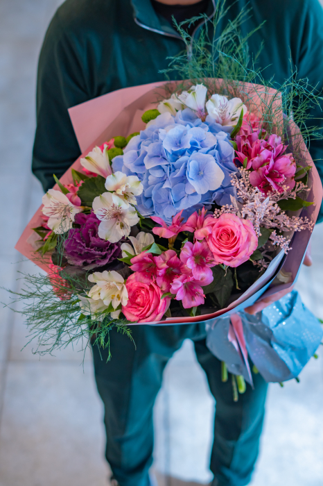 Buchet hortensia blue [2]