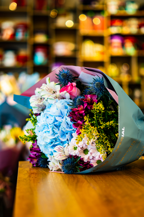 Buchet hortensia blue [3]