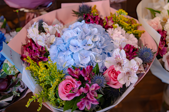 Buchet hortensia blue [2]