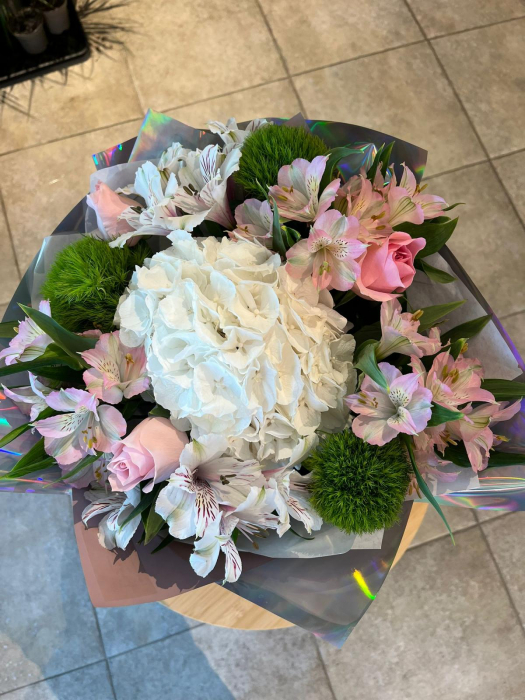 Buchet hortensia alb [1]