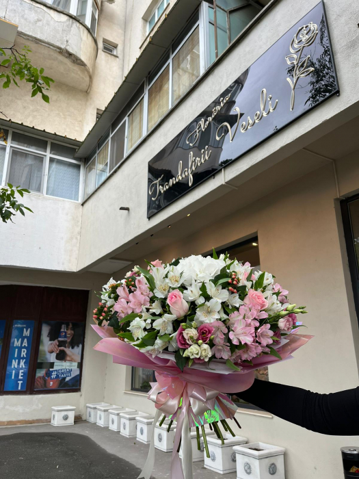 Buchet hortensia alb [1]
