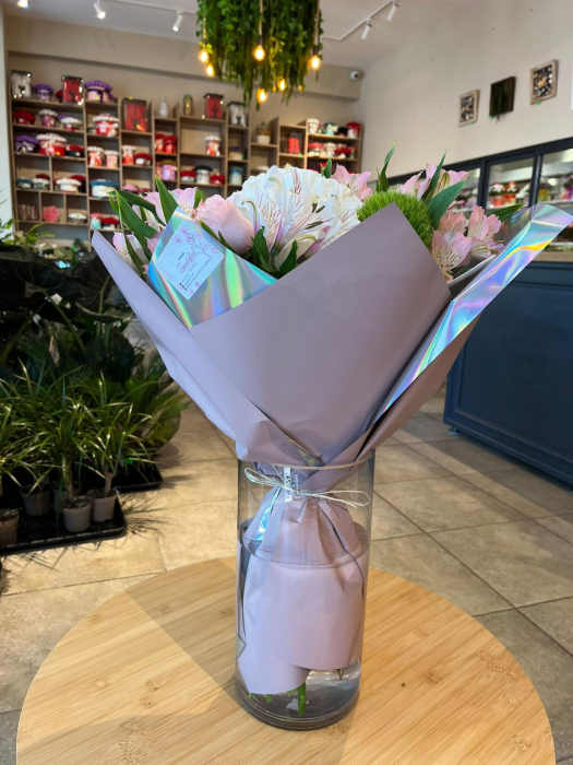 Buchet hortensia alb [2]