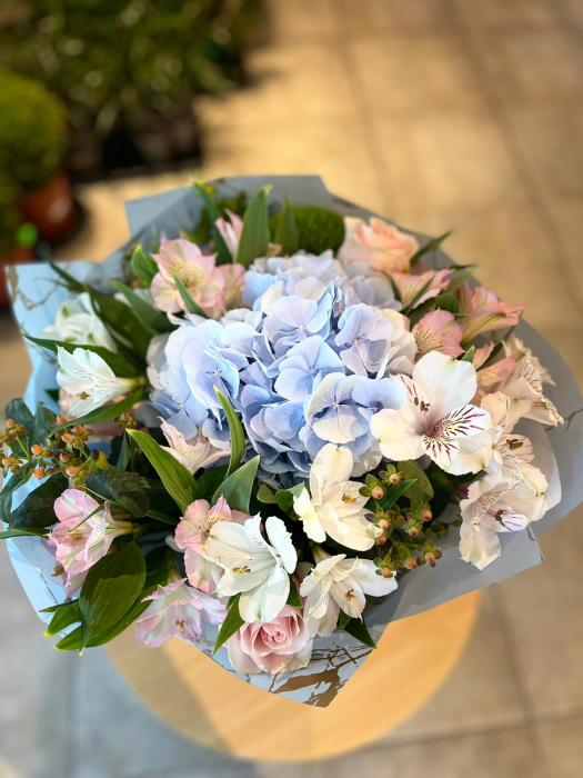 Buchet hortensia blue [2]