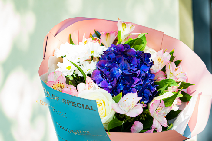 Buchet hortensia blue [3]