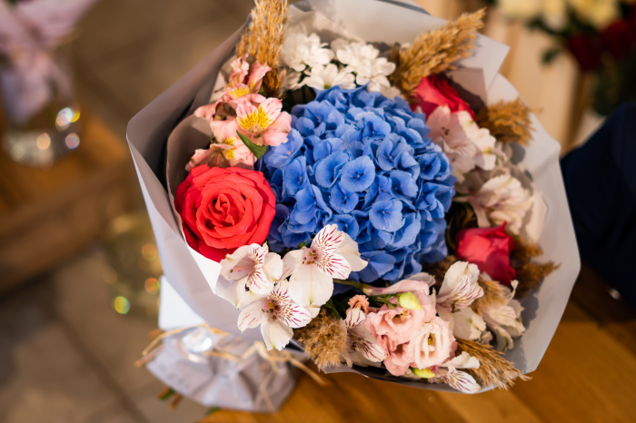 Buchet ”hortensia blue” [2]