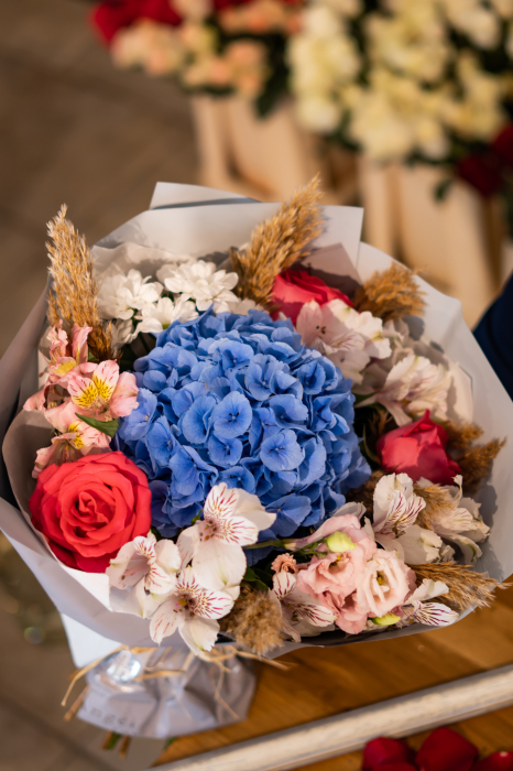 Buchet ”hortensia blue” [1]