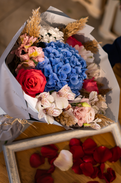 Buchet ”hortensia blue” [3]