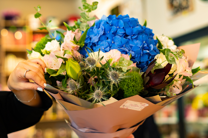 Buchet hortensia blue [2]