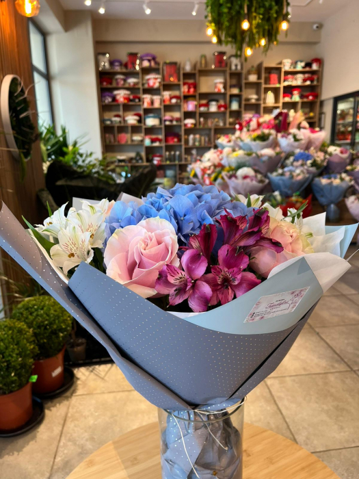 Buchet hortensia blue [3]