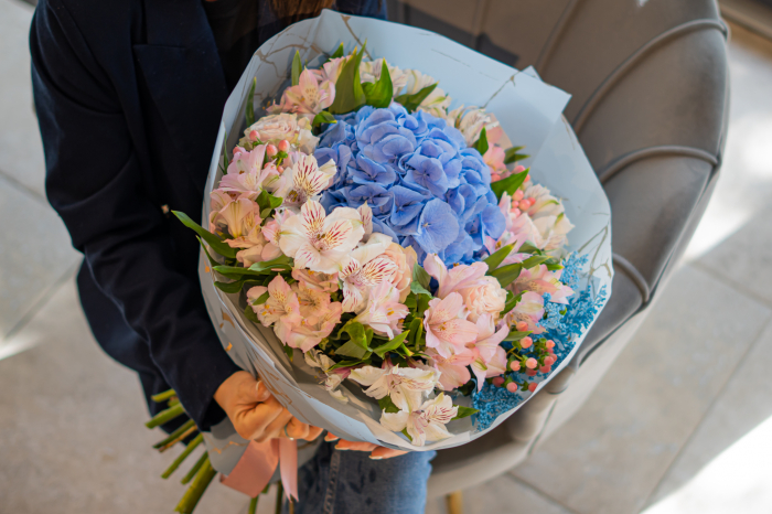 Buchet hortensia blue [3]