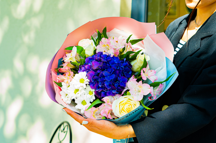 Buchet hortensia blue [2]