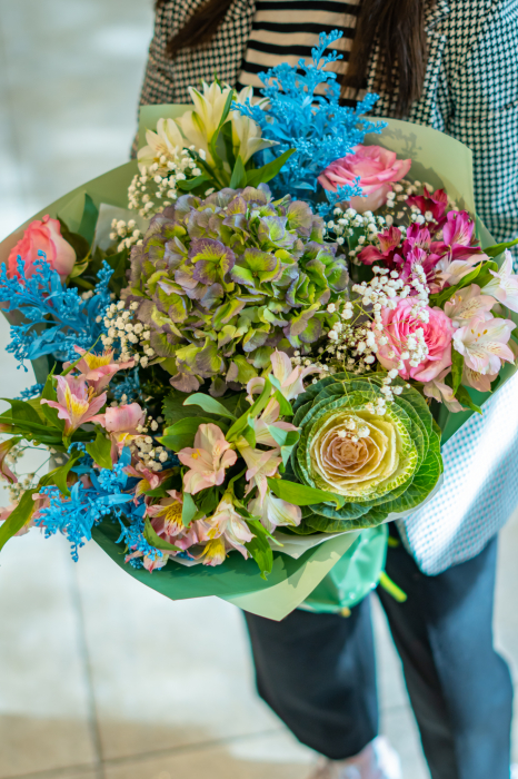 Buchet hortensia green [2]