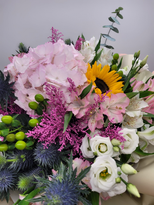 Buchet mixt hortensie mov [3]