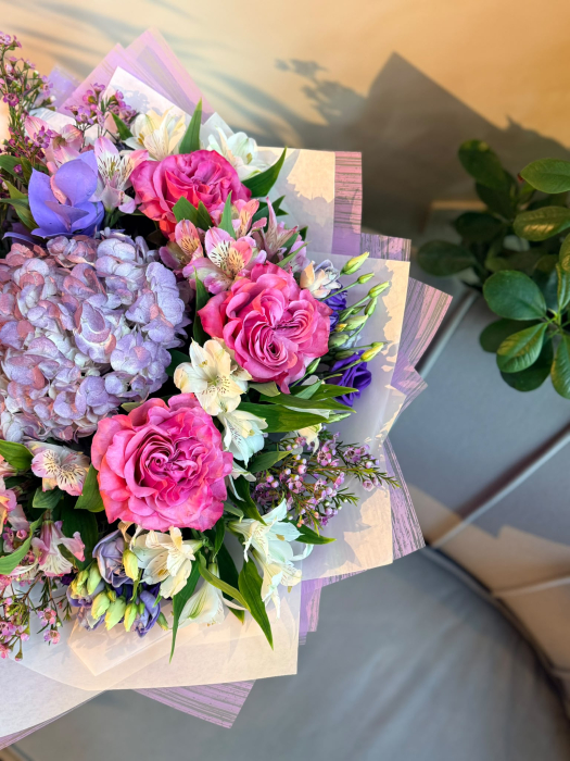 Buchet mixt hortensie mov [2]