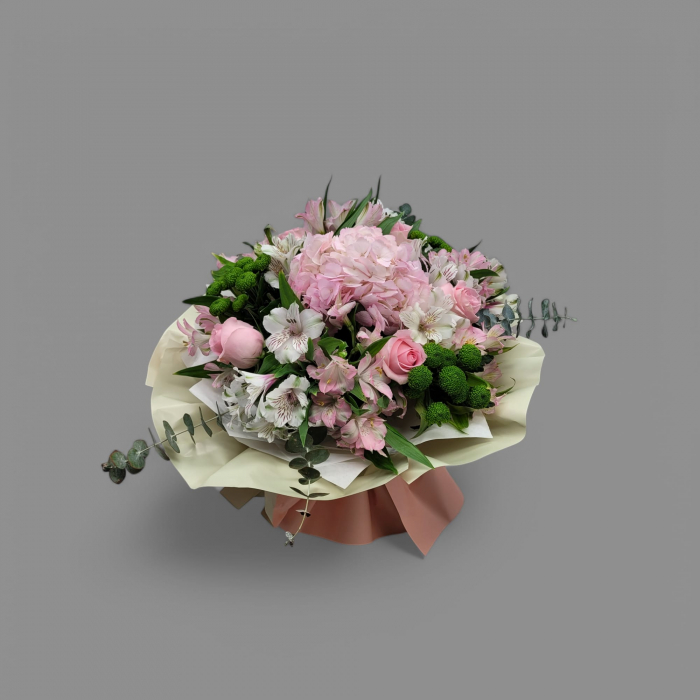 Buchet mixt hortensie roz [3]