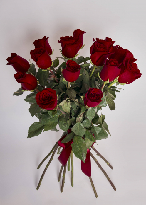 Buchet romantic 15 trandafiri [1]