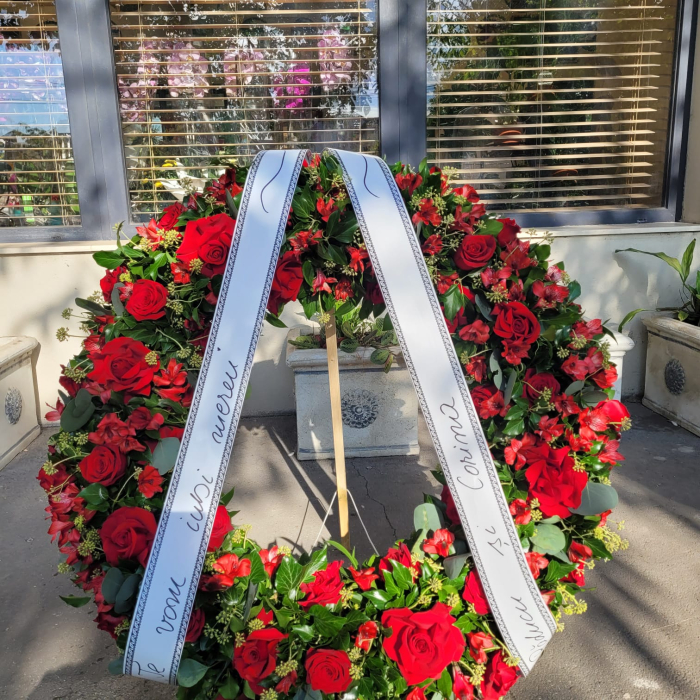 Coroană flori red 95cm [2]
