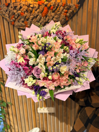 Cerere în căsătorie - buchet vis violet