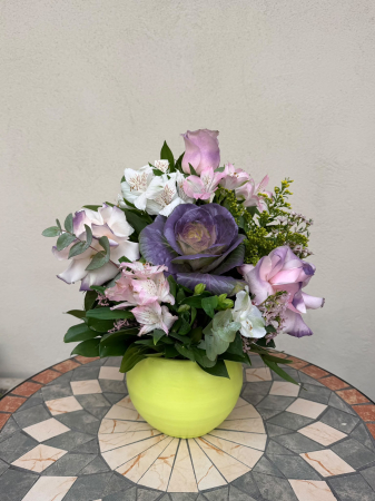Nou născut și botez - Aranjament Floral Ceramică