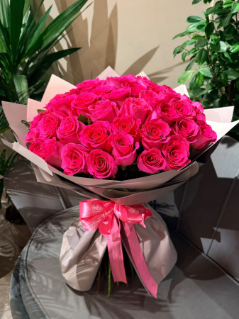 Buchete trandafiri - Buchet "Pinky"
