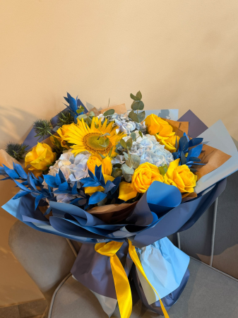 Nou născut și botez - Buchet "Golden"