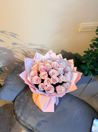 Buchet 27 de trandafiri roz [1]