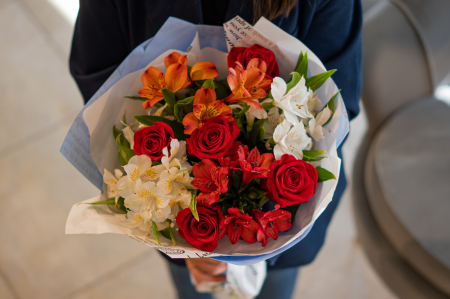Buchete cu flori elegante - Buchet  flori mixt