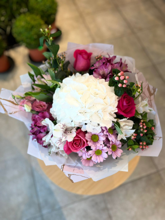 Buchete hortensie - Buchet hortensia alb