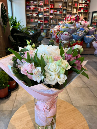 Buchet hortensia alb [2]