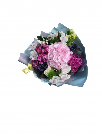 Sf Valentin - Buchet hortensia big pink
