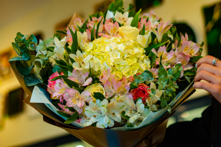 Buchet hortensia white [2]