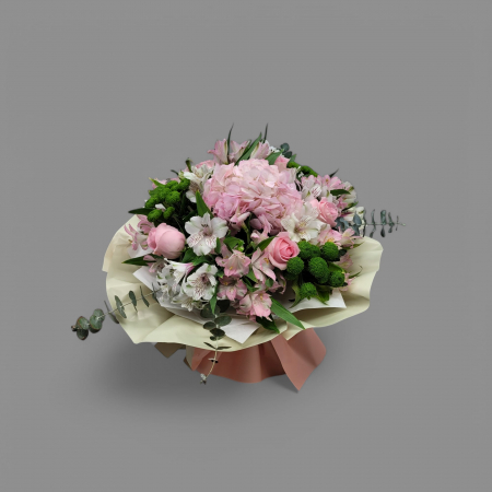 Buchet mixt hortensie roz [2]