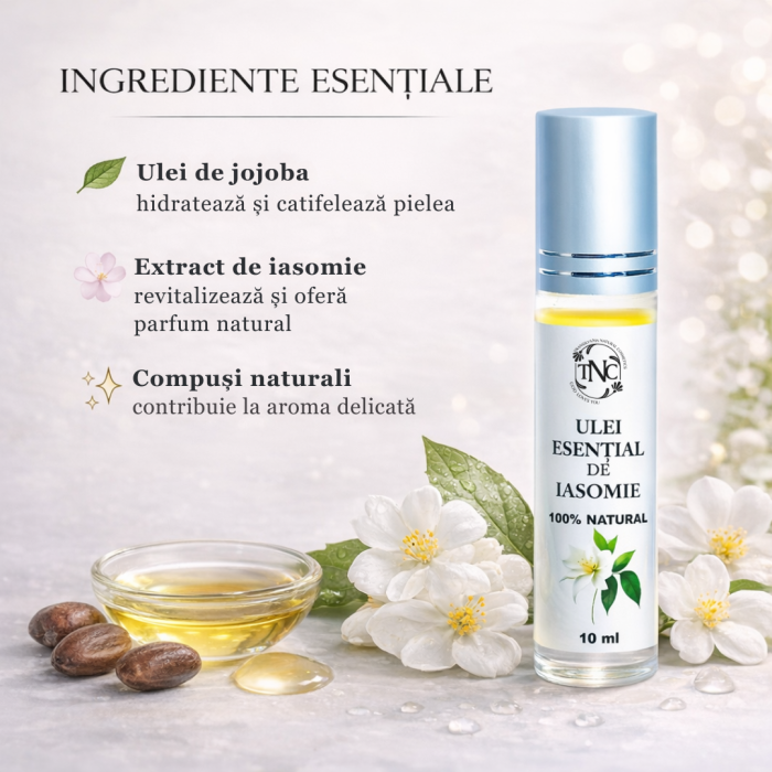 Ulei esential de Iasomie, Jasminum grandiflorum, Roll-on, 10 ml [3]