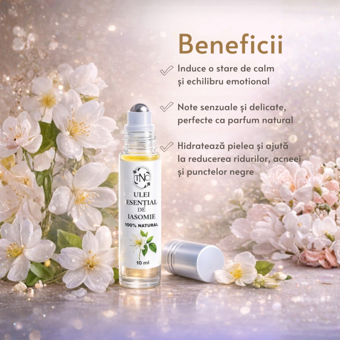 Ulei esential de Iasomie, Jasminum grandiflorum, Roll-on, 10 ml [2]