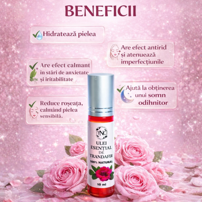 Ulei esential de Trandafir de Damasc, Roll-on, 10 ml [2]