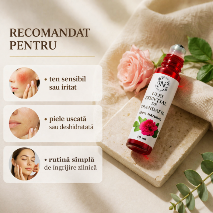 Ulei esential de Trandafir de Damasc, Roll-on, 10 ml [6]