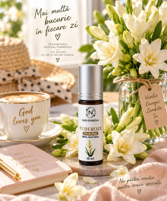 Ulei Esențial de Tuberoze 5% Blend, Roll-On 10 ml| TNC [3]