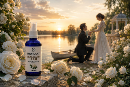 Hidrolat de Trandafir Alb - Apa Florala Naturala, 100 ml [3]