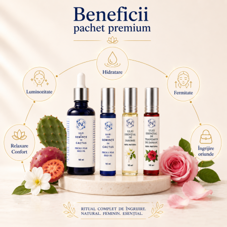 Ritual Complet TNC – Ulei de Cactus, Iasomie și Trandafir de Damasc pentru un Ten Hidratat, Luminos și Revitalizat [4]