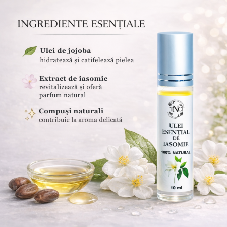 Ulei esential de Iasomie, Jasminum grandiflorum, Roll-on, 10 ml [2]