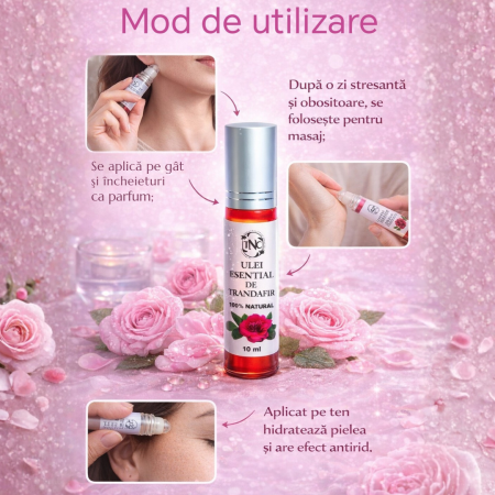 Ulei esential de Trandafir de Damasc, Roll-on, 10 ml [2]