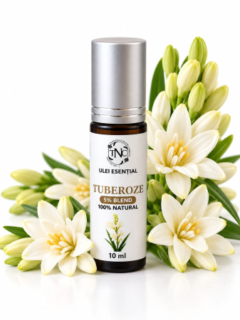 Produse - Ulei Esențial de Tuberoze 5% Blend, Roll-On 10 ml| TNC