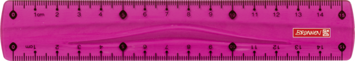 Riglă, 15 cm, pink [1]