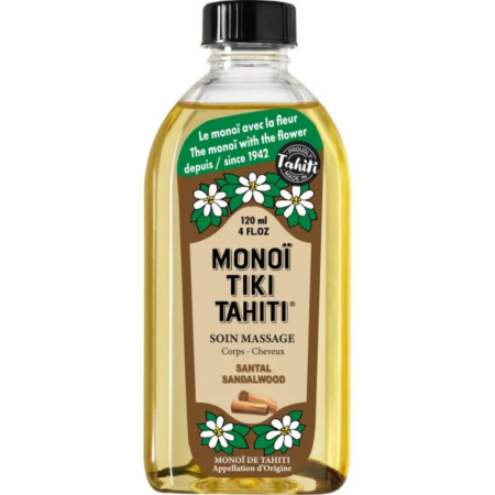 Ulei de corp - Descoperă Măreția Monoi: Uleiul Natural Monoi Tiki Tahiti Santalwool