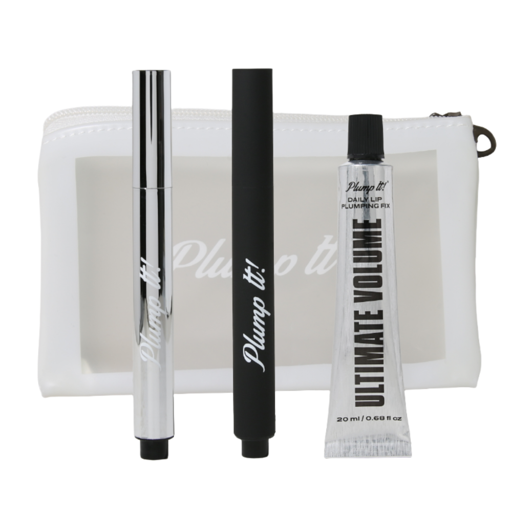 Buze pline de volum fara ace: Plump It! No Needles Lip Boosting Trio [3]