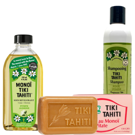 Toate Produsele - Tiki Tahiti Jasmine Whisper Collection – Set 3 Produse cu Monoi Jasmine