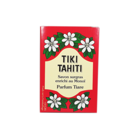 Baie & Dus - Sapun TIKI Tahiti Tiare Traditional realizat 100% din materie prima vegetala